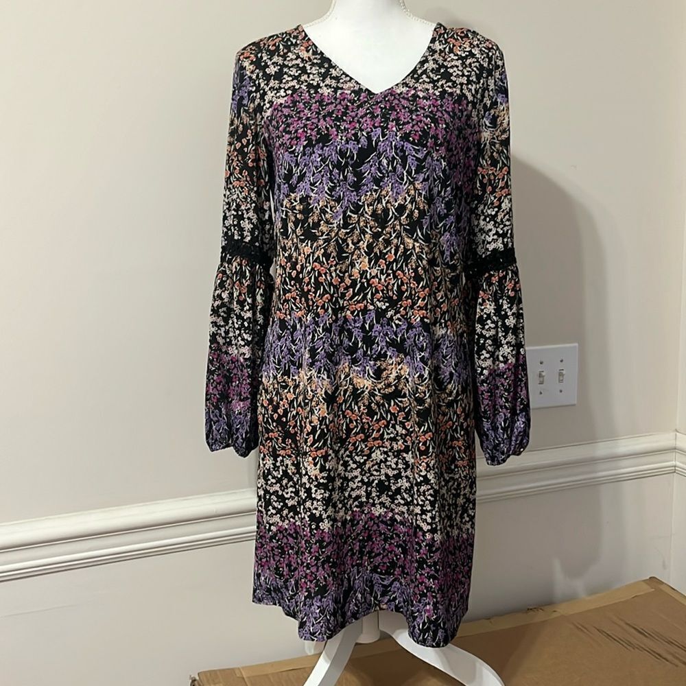 NWOT MSK FLORAL DRESS.  SIZE S small 4/6